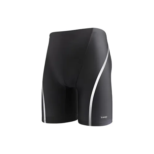 Keep Черный Серебряный Радужный Мужские Плавательные Шорты