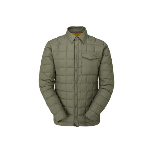 RAB Светлый хаки Мужской пуховик