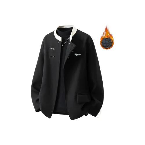 Fakeyoung Черный с съемными металлическими табличками для имен Унисекс Деловые костюмы