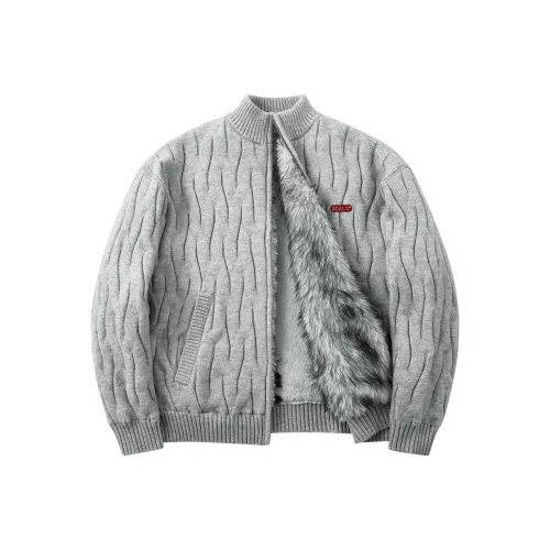 HOKLV Серый Унисекс Трикотаж