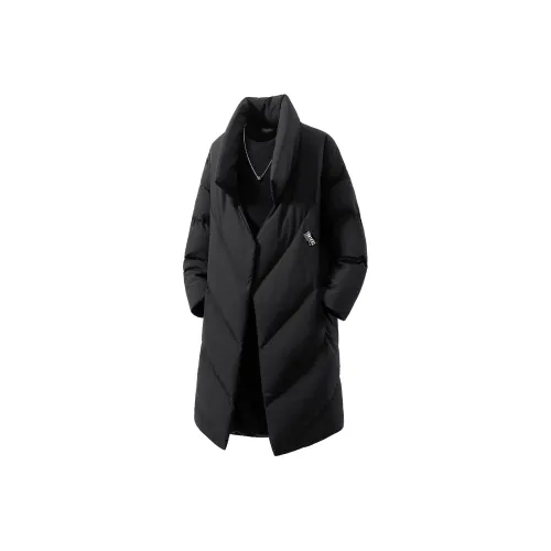 TONYKRZ Черный с Tear Off Этикетка Унисекс Пуховики