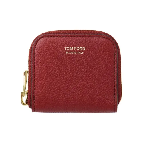 TOM FORD Телячья кожа Кошелек Мужской Красный