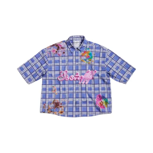 SSSTUFFF Синий Унисекс Рубашки