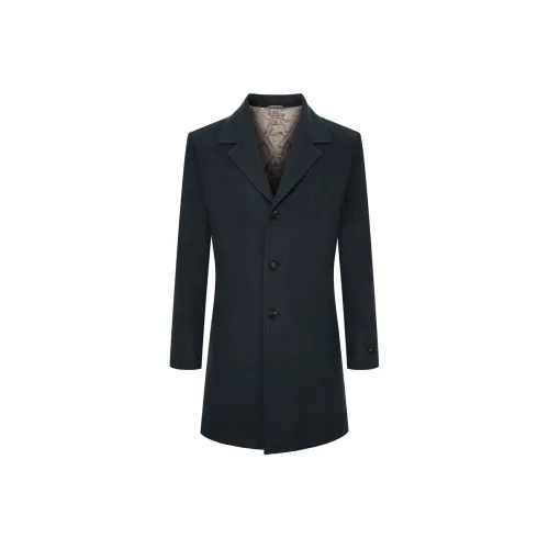 SAINT ANGELO Green Unisex Coat SAINT ANGELO Зеленое унисекс пальто