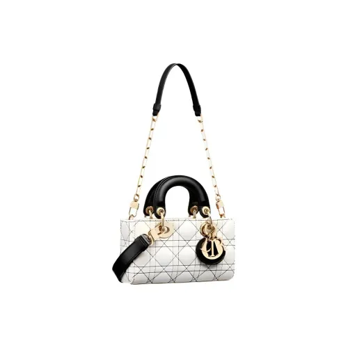 DIOR LADY D Joy Sheepskin Mini Women's White