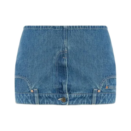 Vetements Fw25 Джинсовые короткие юбки Женские