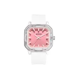 Прозрачный Белый Розовый