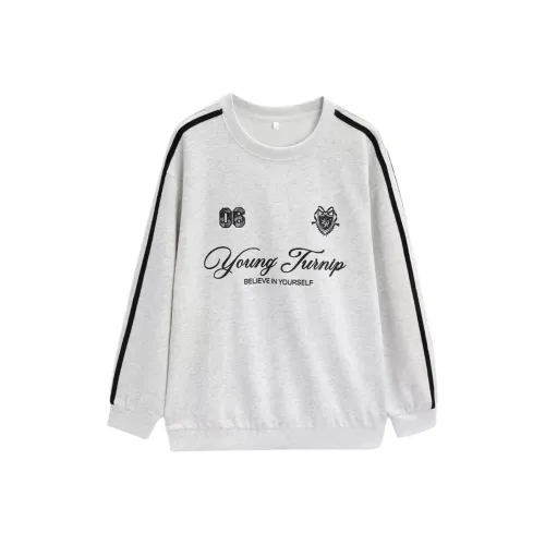 AIYIFU Белый Фотиния Серый Женский Свитшот