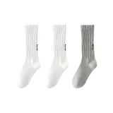 [3 упаковки] Белый + Белый + Светло-серый