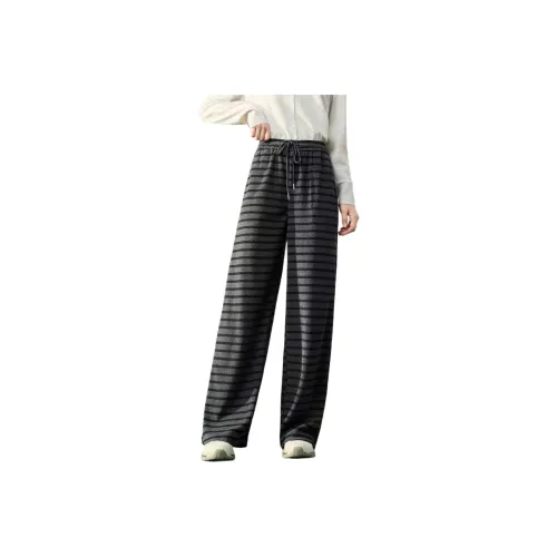 AIYIFU Black Gray Women's Casual Pants AIYIFU Черный Серый Женские Повседневные Брюки