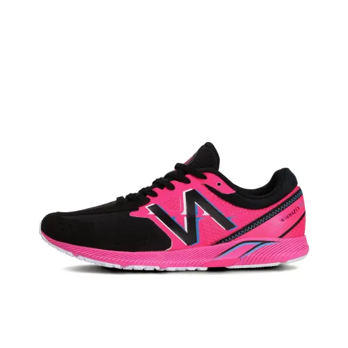 New Balance Hanzo Аbrasion Resistant Низкие Беговые Кроссовки Женские Черные Розовые