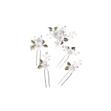 Китайский стиль, матовый, цветочный, комплект из 5 штук: золото