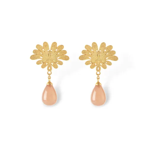 BAODEYI Серьги с золотым покрытием из серебра S925 унисекс