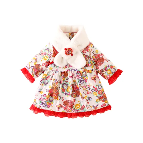 GOYN Красный с Шарфы Платья для Малышей