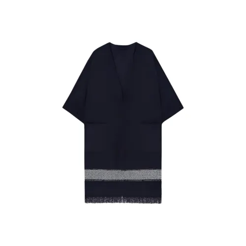 ROMI STUDIO Темно-синий Синий Женское Пальто