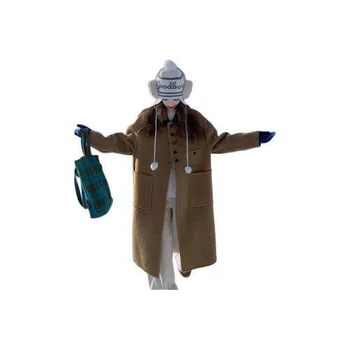 Kangaroo Хаки Женское Пальто