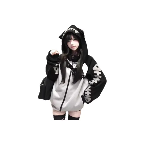 ZHUDIMEI Черный Серый Цвет Унисекс Свитшоты