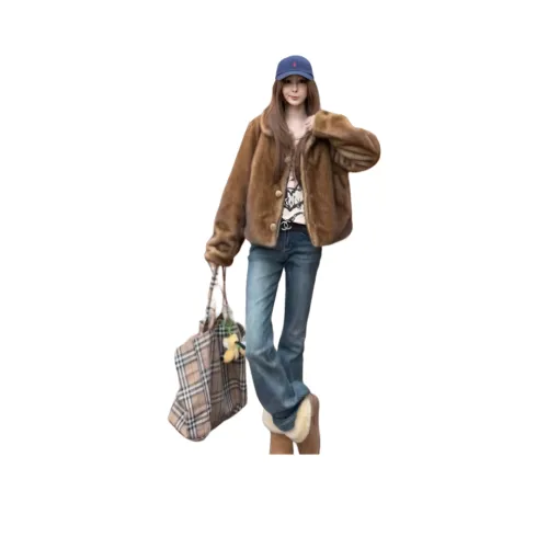 HEYNA Янтарный Коричневый Унисекс Пуховики