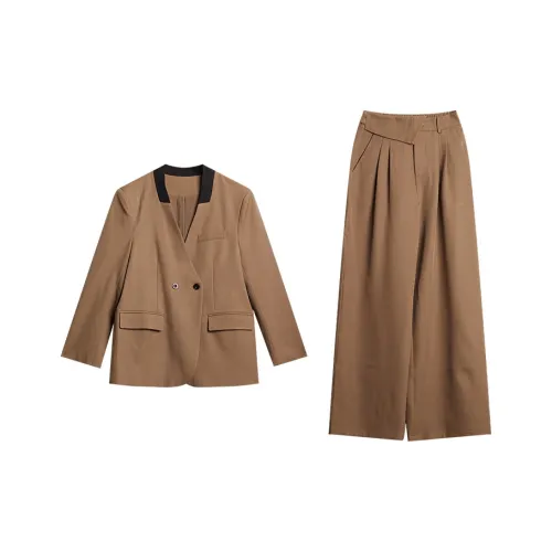 DianThia Khaki Женские Бизнес-костюмы