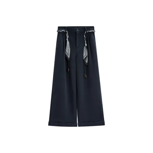 AIYIFU Темно-синие женские повседневные штаны