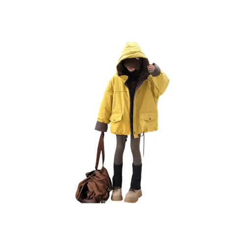 MENGJIABAN Хлопковый пуховик для подростков