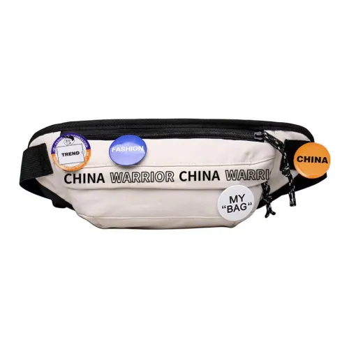 Warrior Нейлоновая Сумка Sling Унисекс Черный Экрю