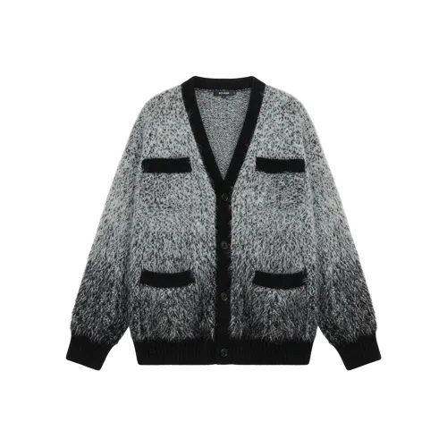 GANGZAI Серый Черный Унисекс Трикотаж