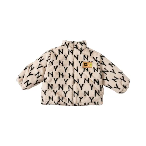 RHOBESAM Six Little Spirits Письмо Ворсистый Пальто Абрикос Kids Свитеры