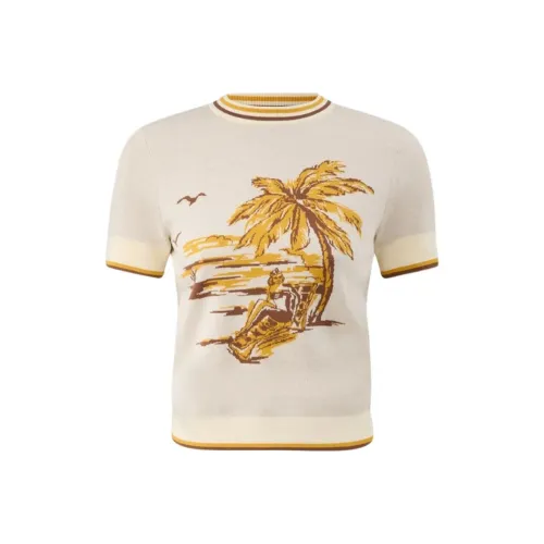 Zimmermann SS26 Стандартная T-рубашка Женская