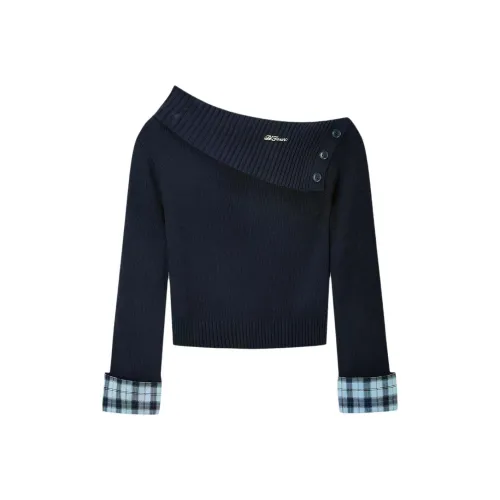 AIYIFU Темно-синий женский трикотаж