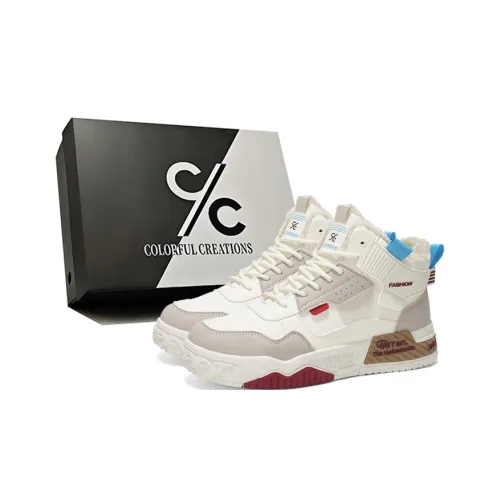 Colorful Creations Термический Увеличивающий Высоту Устойчивый к Износу Легкий Противоскользящий MID Топ