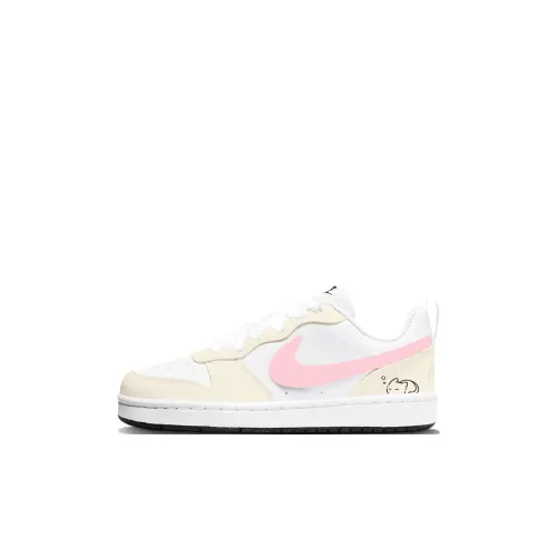 Nike Court Borough Anti KICK Амортизация Устойчивые к истиранию Низкие Кроссовки для скейтбординга Детские