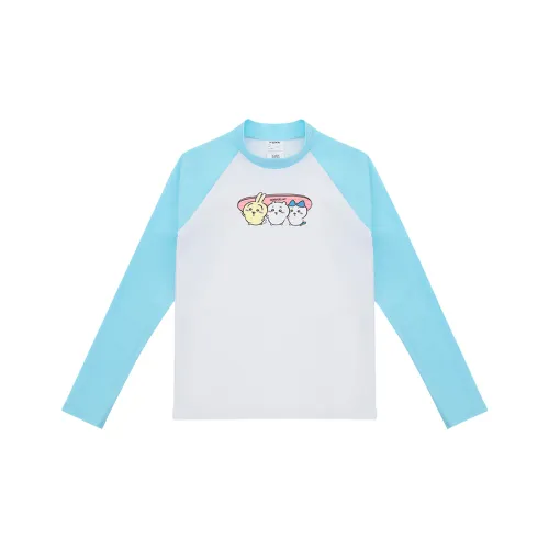 Speedo совместный бренд модель Ледяной синий Кокосовый зеленый Kids Купальники