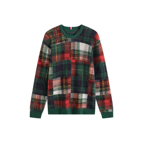 Tommy Hilfiger Многоцветная клетка L6K Мужские свитеры