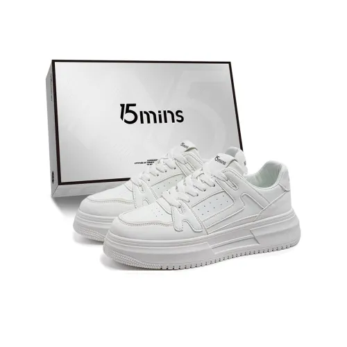 15 MINS Устойчивые к истиранию противоскользящие низкие кеды для скейтбординга унисекс