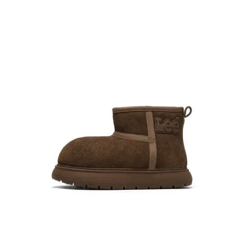 Lee совместный модель High Top Детские зимние сапоги Шоколадно-коричневый Детский