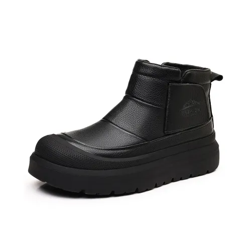 XIAOTOULANG Сноубутсы Мужские Черные