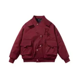 Бордовый [Зимний Утеплённый Улучшенный] Без капюшона