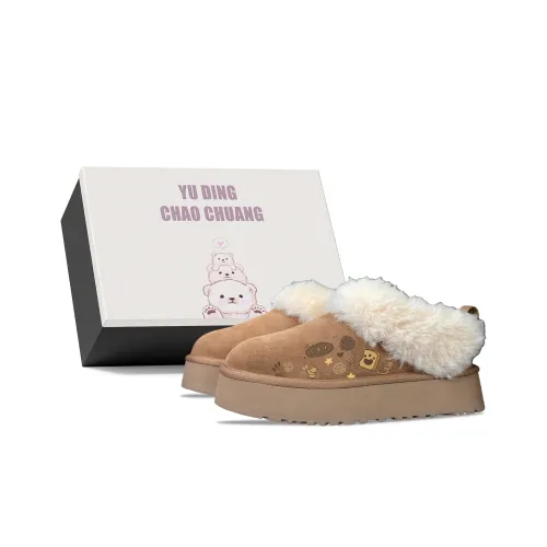 UGG Tazzelle YDCC Карамель Пшеница Теплоизоляционный Устойчивый к истиранию Низкие ботинки (размер в длину) Снеговики