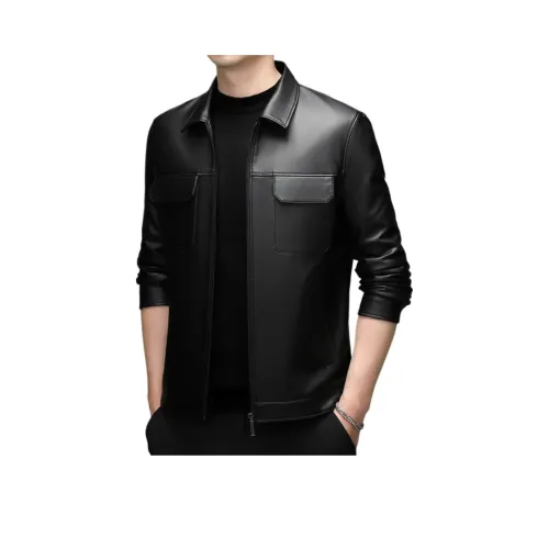 TIFAN Мужские кожаные куртки