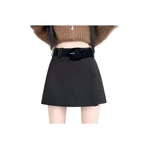 Langqing Повседневные короткие юбки женские