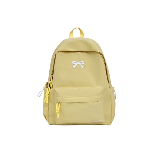 MOK Nylon Backpack Standard Women's Yellow White Blue Pink Black MOK Нейлон Рюкзак Стандартный Женский Желтый Белый Синий Розовый Черный