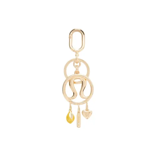 lululemon Цинковый сплав с Железо и Медный Bag Charm Сумка Мерч Женские Золотой