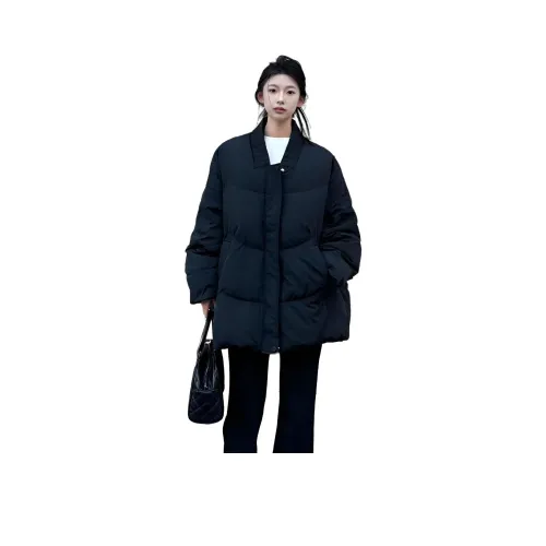 Langqing Черный Женский пуховик
