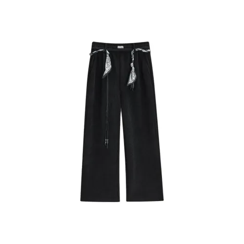 AIYIFU Black Women's Casual Pants AIYIFU Черные Женские Повседневные Штаны