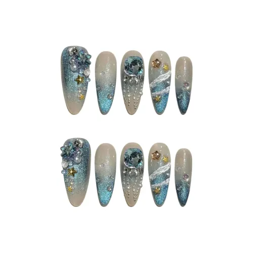 KDOW ONLY Отбеливающий SWAN LAKE Angel Feather Mist Blue Gray Кошачий глаз Fairy Bright Nail Art
