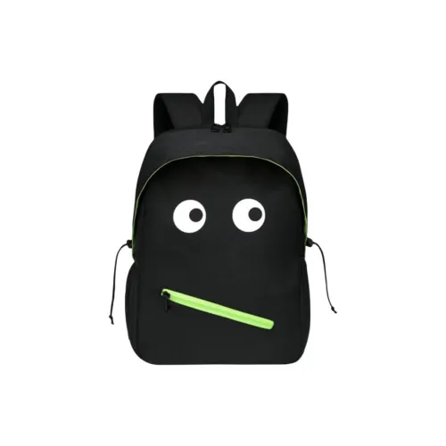 DUSENDAISHU Водонепроницаемый тканевый рюкзак унисекс черный