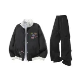 Чёрный + Чёрный Брюки