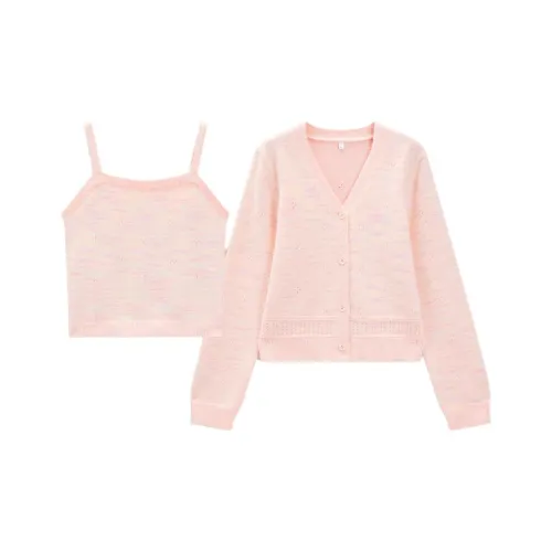 AIYIFU Pink Women's Skirt Sets