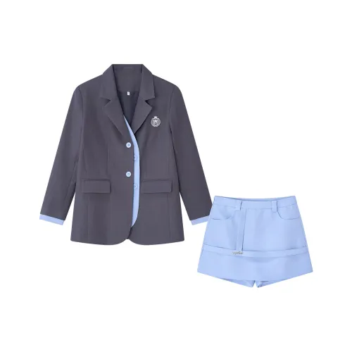 AIYIFU Серый Женский Комплект с Юбкой